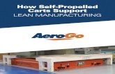 How Self-Propelled Carts Support · carts, transporters and manually guided vehicles. Self-Propelled Carts are unique in the manufacturing space. They have a number of features that