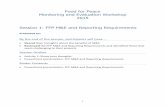 Food for Peace Monitoring and Evaluation Workshop 2015 - … · 2016. 1. 5. · 1 Food for Peace Monitoring and Evaluation Workshop 2015 Session 1: FFP M&E and Reporting Requirements