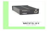 M P S MPPS-01 - VIGO System · 2. MPPS-01 overview The MPPS-01 (Miniature Preamplifier Power Supply) is an universal power adapter especially suited to sup-ply IR modules with non