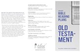 OTHER SAMPLE READING PLANS Old/New Testament ... exodus 25-26 exodus 27-28 exodus 29-30 exodus 31-33
