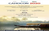 CAHOCON 2020: Homepage · 2020. 3. 25. · Mr. Sijo Joseph CONVENOR PRESS MEDIA & PUBLICITY COMMITTEE Dr. VA Joseph CHAIR Mr. Praveen Kumar CO-CHAIR Mr. VinodY R CONVENOR REGISTRATION