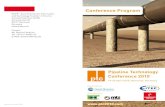 Pipeline Technology Conference 2010 - Conference Program...and land management. I look forward to welcoming you to Hannover in April and to seeing you during our Pipeline Technology