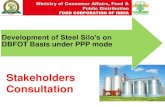Development of Steel Silo’s on DBFOT Basis under PPP mode · 2015. 3. 31. · Development of Steel Silo’s on DBFOT Basis under PPP mode Ministry of Consumer Affairs, ... Chhattisgarh