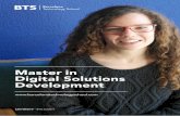 Master in Di gSaonolitl ui t s Development...“The UX course has been the one that shaped this Master programme the most. It has a good relation between practice and theory and is