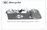 Recycle - Lake Shore Middle School · 2018. 8. 10. · Using recycled glass to make new products uses less energy than making it from new materials. It saves energy because crushed