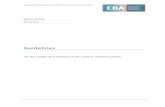 EBA/GL/2014/06 18 July 2014...Directive 2014/59/EU1, establishing a framework for the recovery and resolution of credit institutions, investment firms and related entities (the Bank