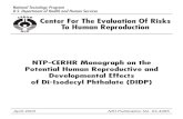 NTP-CERHR Monograph on the Potential Human Reproductive ...ntp.niehs.nih.gov/ntp/ohat/phthalates/didp/DIDP_Monograph_Final.pdf · i The National Toxicology Program (NTP) established
