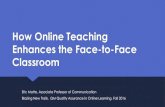 How online teaching enhances classroom teaching · Higher Education Rubric Workbook Design Seandards for Online and Blended'Courses Course Course Meets Quality Expectations ... Chapter
