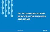 TELECOMMUNICATIONS SERVICES FOR BUSINESS ......market full spectrum of services in more than 90 cities in Ukraine more than 100 telecommunications services for business and home 44