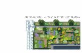 GREYSTONE HALL: A COUNTRY ESTATE RESTORATION · Showcase native plant diversity, beauty, and function . ... degradation, design opportunities, and client input.. The project area