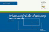 Working Paper No. 39 - The Global Labour University: Start · 2018. 12. 13. · employer associations (Streeck 2009: part 1, chap. 4). With the German reunification the landscape