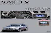 MOST-H.U.R. MB V2...MOST-H.U.R. MB V2 Head Unit Replacement interface for select Mercedes NTV-KIT736 BHM 09/23/16 NTV-DOC210 3950 NW 120th Ave, Coral Springs, FL 33065 TEL 561-955-9770