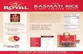 ALL BASMATI RICEcoasttocoastfood.com/wp-content/uploads/2019/01/LT... · from Royal®, the leading Brand in Basmati Truly authentic Basmati can come only from the foothills of the
