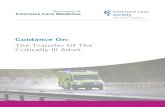 Guidance On - CC3N · 2019. 6. 10. · transport critically ill patients when required. Plans should encompass all critical care areas including intensive care and high dependency