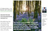 Matthew MAINSTREAM Thomson ENVIRONMENTAL co ......Our Vision is that in 2065, Cornwall’s environment will be naturally diverse, beautiful and healthy, supporting a thriving society,