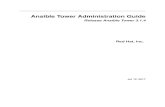 Ansible Tower Administration Guide · 1 Playbook support is available for customers using the current or previous minor release of Ansible. For example, if the current version of