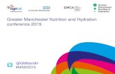 Greater Manchester Nutrition and Hydration conference 2019 · 2019. 11. 27. · GM Ageing Hub’s priorities: To be the first UK . age-friendly city region To be a global . centre