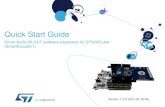 Quick Start Guide - STMicroelectronics · • FFX ™ 100 dB SNR and dynamic range • I²C control with selectable device address • Digital gain +48 dB -80 dB with 0.125 dB/step