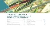 ATTACHMENT I: LEGISLATION AND POLICY REPORT · 2018. 3. 4. · ATTACHMENT I: LEGISLATION AND POLICY REPORT SECTION PAGE SECTION PAGE. Abbreviations Term Definition AAQ Ambient Air