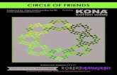 CIRCLE OF FRIENDS Just Kisses - robertkaufman.comsix Fabric Q HSTs one Fabric T HST one Fabric N HST eleven 2-3/4” Fabric A square four 2-3/4” x 5” Fabric A rectangles two 5”