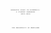 University Of Marylandeconweb.umd.edu/~support/graduate/handbook_15-16… · Web viewStudents who are interested in theoretical industrial organization should take two or courses
