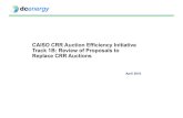 CAISO CRR Auction Efficiency Initiative Track 1B: Review ......•CRR auctions promote competition through open access —Public auctions are the only fair way to allocate excess transmission