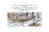 MANAGEMENT PLAN FOR AMERICAN WOODCOCK …1.4 Estimate statewide woodcock hunter numbers and harvests. 1.5 Determine woodcock harvest rates, harvest derivations, and survival rates,