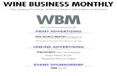WINE BUSINESS MONTHLY WBM...WINE BUSINESS MONTHLY Now incorporating Wines & Vines December 7, 2018 35 Maple Street • Sonoma, California 95476 • telephone: 707-940-3920 ~ 800-895-9463
