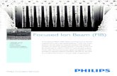 Focused Ion Beam (FIB)images.philips.com/is/content/PhilipsConsumer... · 2019. 10. 29. · Focused Ion Beam (FIB) A Focused Ion Beam (FIB) makes use of Ga-ions to remove material
