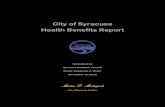 City of Syracuse Health Benefits Report...2012/11/15  · City of Syracuse Health Benefits Report Submitted to: Syracuse Common Council Mayor Stephanie A. Miner November 15, 2012 Martin