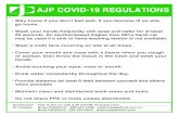 AJP COVID-19 REGULATIONS - padelford.compadelford.com/ajp_covid-19_posting.pdf · AJP COVID-19 REGULATIONS • Stay home if you don’t feel well. If you become ill on site, go home.