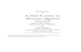 A First Course in Abstract Algebra - Hekster · 2018. 8. 24. · Abstract Algebra John B. Fraleigh sixth edition ISBN 0-201-33596-4 Addison Wesley Longman by Ben Hekster PO Box 391852