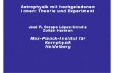 Max-Planck-Institut für Kernphysik Heidelberg · 2017. 12. 8. · • In the electron beam ion source (EBIS), a fast, dense, electron beam interacts with atoms and produces ions.