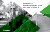 Implementing a Pavement Management System · 2019. 3. 18. · 4 Major Categories for Concrete Pavement Distress • Surface Defects o Spalling, polishing, map cracking, rebar •
