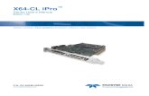 X64-CL iPro Series User's ... X64-CL IPRO REFERENCE 36 X64-CL IPRO MEDIUM BLOCK DIAGRAM 36 X64-CL IPRO