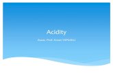 Acidity - Marmara Üniversitesimimoza.marmara.edu.tr/~kyapsakli/enve201/12_Acidity.pdf · Acidity is the ability of water to neutralize bases. All waters having a pH