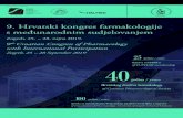 Zagreb, 25 − 28 September 2019 9. Hrvatski kongres …info.hazu.hr/upload/File/2019/9.-Hrvatski-kongres... · 2019. 9. 23. · Klinička farmakologija i farmakoekonomika / Clinical