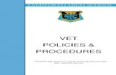 VET POLICIES & PROCEDURES · 2019. 9. 17. · progress onto eBOS VCS through schools online. • Ensuring that VET students have access to a copy of the RTO student information brochure,