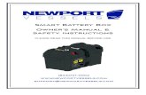 Smart Battery Box Owner’s Manual & Safety Instructions...- 3 - 1. SPECIFICATIONS Box Dimensions The Smart Battery Box internal dimensions are 13.97" (340mm) Long x 7.88" (187mm)