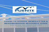 PUENTE Charter School Newsletter and...2020/04/14  · PUENTE Charter School Newsletter and COVID-19 Localized Boyle Heights Resource Guide Dear PUENTE Charter School Families, We