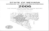 STATE OF NEVADAwater.nv.gov/data/pumpage/212 - Las Vegas Valley... · city of north las vegas monthly well production for 2006 ... - point of diversion by township, range and section
