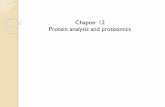 Chapter 12 Protein analysis and proteomics...Introduction Techniques for identifying proteins Four perspectives on proteins Perspective 1: Protein Domains and Motifs Perspective 2: