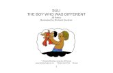 SULI THE BOY WHO WAS DIFFERENT - lambsongs.co.nz Series/The Boy Who Was... · 2019. 10. 23. · He sang the “Greedy Monkey” song and did a monkey dance. The children laughed and