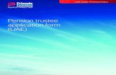 Pension trustee application form (UAE) · QROPS SIPP Reserve Please tick appropriate product and pension choice. ... • the relevant brochure ... 8 Friends Provident International