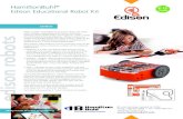 K-12 Edison Educational Robot Kit Grade - Today's Classroom Buhl EDIBOT.pdf · Edison Educational Robot Kit These LEGO®-compatible educational robots are clean, safe, reusable, expandable