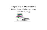 Tips for Parents During Distance Learning · Important concept for distance learning: 5 Reinforcement 5 Tips for how to make reinforcement effective: 5 ... Ideal for learner with