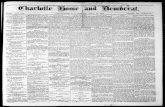 Charlotte home and Democrat. (Charlotte, N.C.) 1883-07-13 [p ]. · 2017. 12. 16. · July 6, 1883. 3w Notice. The Board of Commissioners of Mecklenburg county will meet at the Court