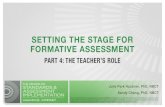 SETTING THE STAGE FOR FORMATIVE ASSESSMENT...3 Setting the Stage for Formative Assessment Webinar Series 1. State September 2017 2. District May 2018 3. School September 5, 2018 4.