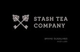 BRAND GUIDELINES - Haley Luden · 2016. 11. 25. · Casual tea drinkers Non-tea drinkers with interest in health benefits Logo (compass) Main colors: purple, gold, black Travel within