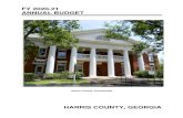 ted.cviog.uga.edu...TABLE OF CONTENTS FY 2019-20 Accomplishments ……………………………………………………………………….…1 Harris County History